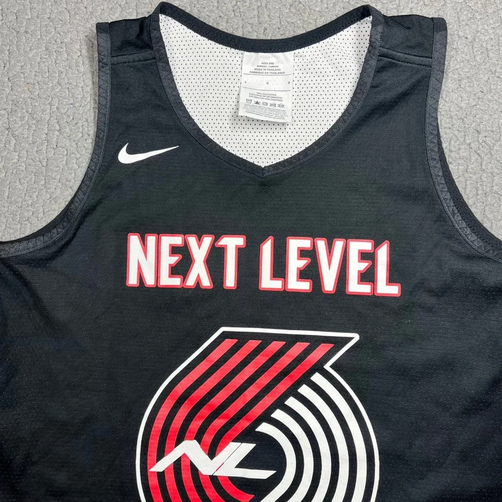 Nike‎ Boys Next Level Basketball Jersey Black Purcell 11 Size L CQ4370-012 NWT